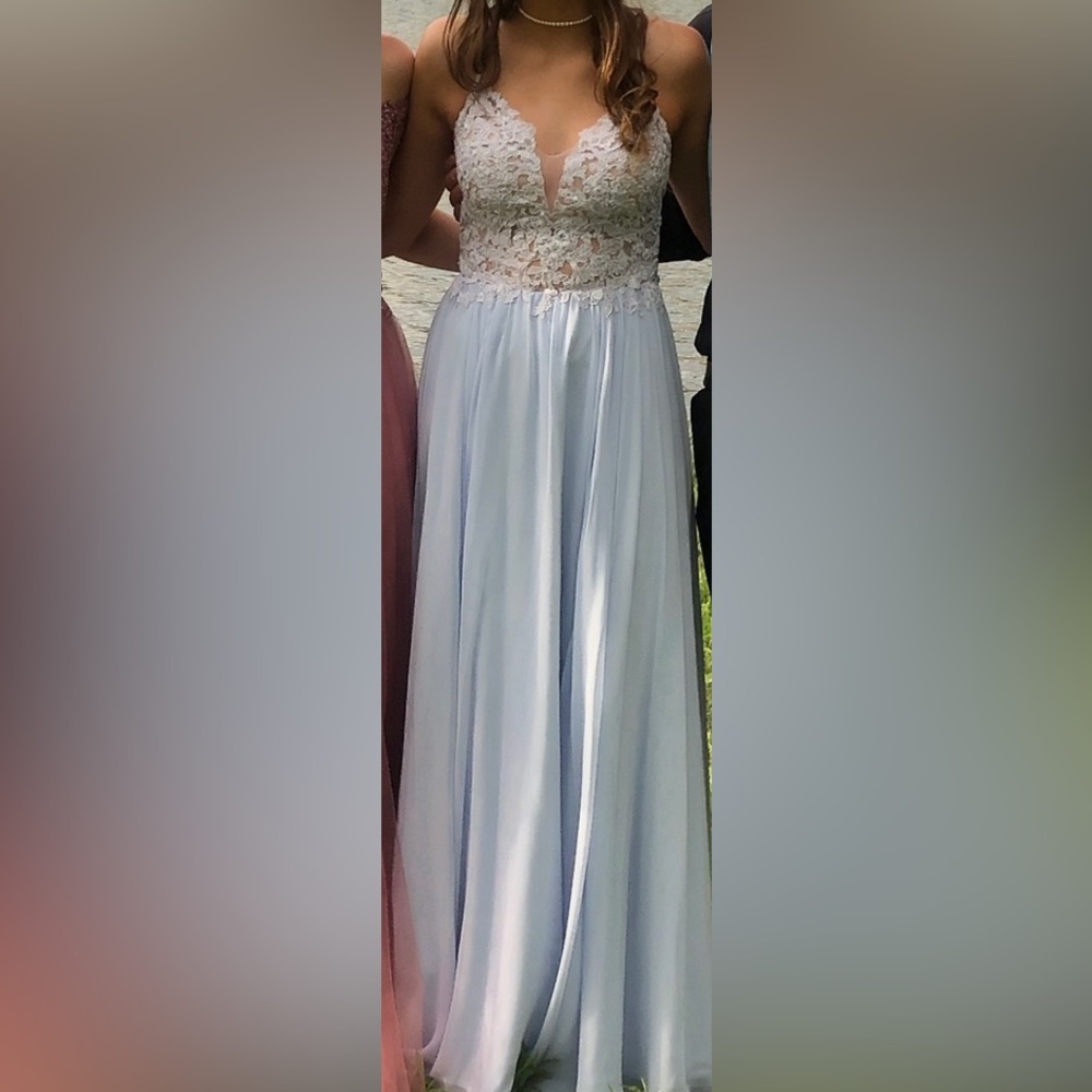 Like new light blue prom dress size 4